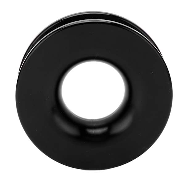 Winch Snatch Recovery Ring 41000lbs Brudstyrke til 7/16in 1/2in Blød Shackle med 3/16in 1/4in 3/8in Tovværk Sort