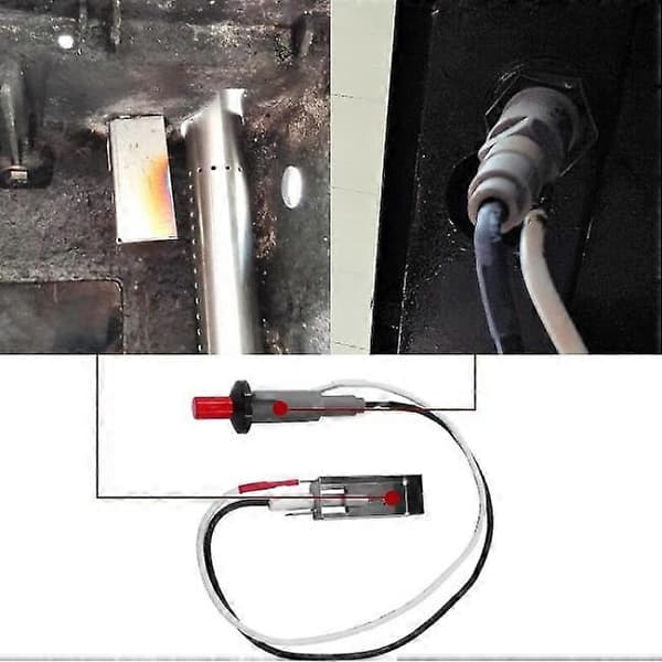 【BEMS】Piezo Ignition Kit Compatible with Weber Model 7510, Spirit E-210, Spirit 500/700, Genesis E-310/E-320, Genesis Silver B/C, Genesis Gold B/C