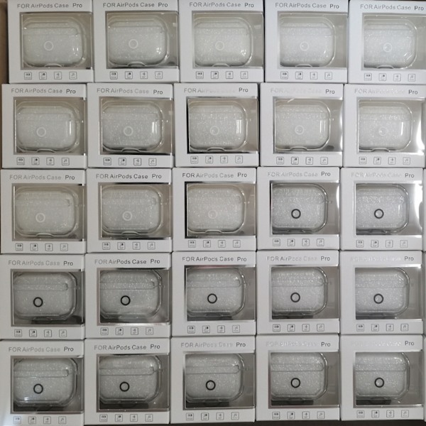 TPU Anti Drop Hörlurs Skyddsfodral Transparent Mjukt Skal Hörlursskydd för IOS Hörlurar Svart för IOS Hörlurar Ny Generation 3