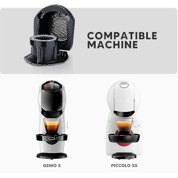 【BEMS】Capsule Adapter Compatible with Nespresso Dolce Gusto, Coffee Capsule Converter, Integrated Foldable
