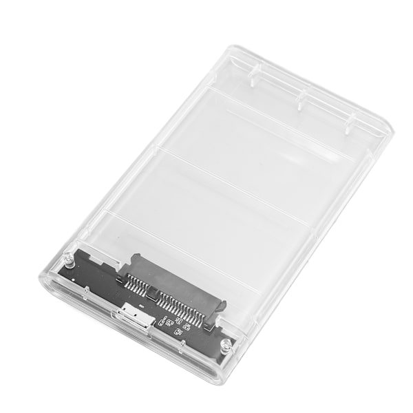 2,5 tum Hårddiskinneslutning 5 Gbps Överföring Repskyddande Extern HDD-Fodral Adapter för 2,5 tum SATA Hårddiskar SDD