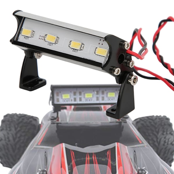RC 4LED Super Ljus Taklampa 55mm Ljusramp för Traxxas 1/16 Teton 1/16 Summit 1/16 E Revo