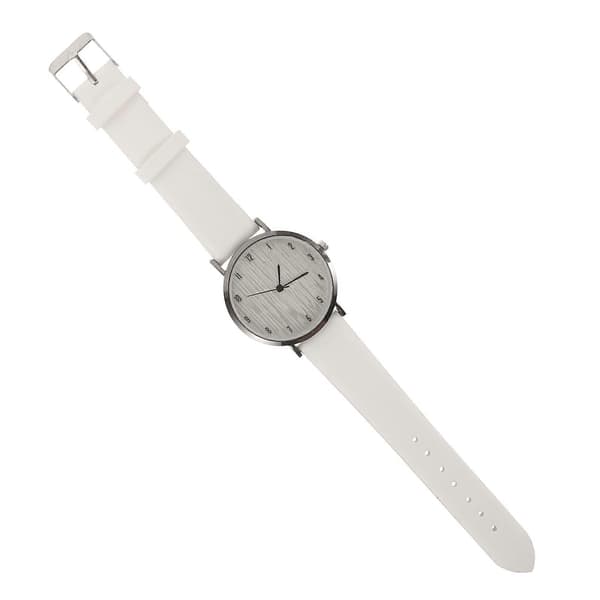 Dameure Elegant Design Kvarts Og Rustfrit Stål 1 stk Hvid White 23.80X4.00X0.80CM