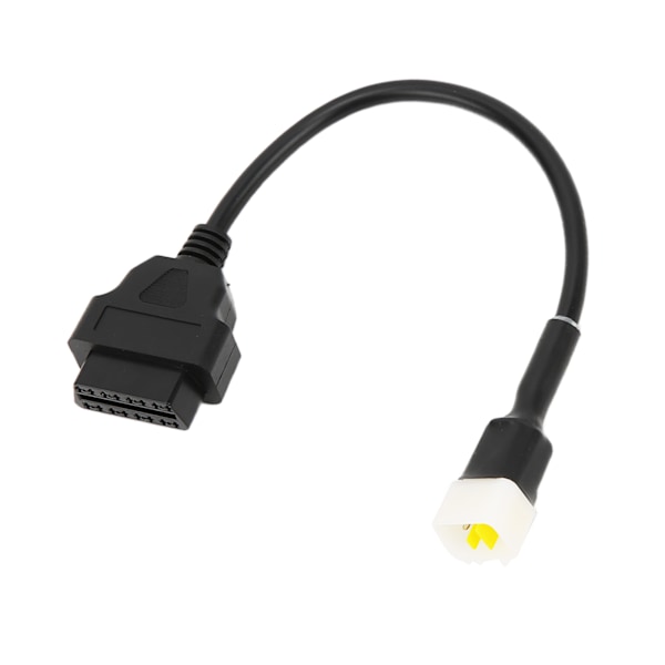 6-pinners OBD2 diagnostisk adapter Plastmotorfeildetektorverktøyerstatning for Delphi motorsykkel