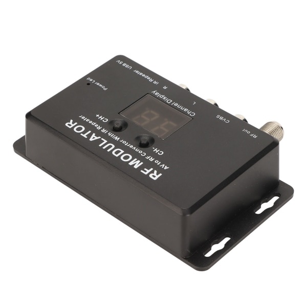 RF Modulator Profesjonell PAL NTSC 21 Kanal AV til RF Konverter for Dekoder DVR DVD