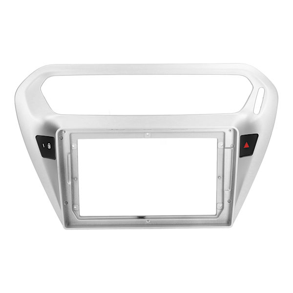 9-tums Bilradio Stereo Fascia 2 DIN Navigations Panel Ram Dash Mount Trim Ersättning för CITRON ELYSEE 2014‑2018
