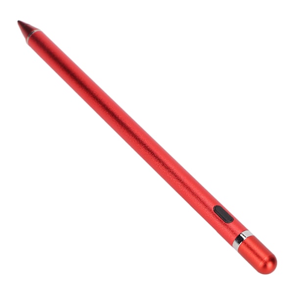 Aktiivinen kapasitiivinen stylus-kynä USB-latauksella, kuparikärki, kosketusnäyttökynä matkapuhelimille ja tableteille, punainen