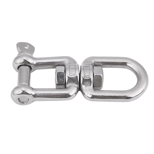 Heavy Duty 304 Ruostumaton teräs Kääntörengas Snap Rolling Shackle Device (10 mm)