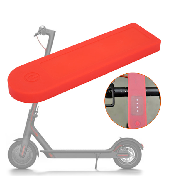 Universal Vandtæt Silikon Gel Display Panel Dæksel til Xiaomi El Scooter M365 (Rød)