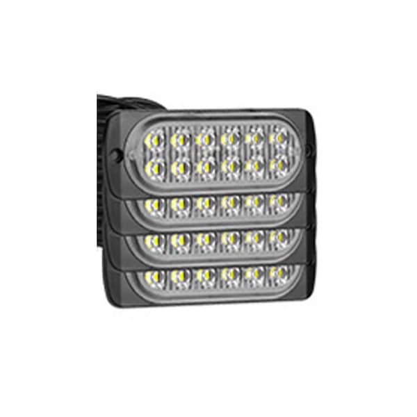 i 1 bil LED blinkende lys høy lysstyrke vanntett strobelys for SUV-er A