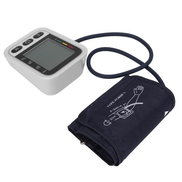 TIMH blodtrykksmansjett Stor LCD 0 til 280 mmHg/OkPa til 37,3 kPa Engelsk stemme Enkel betjening bærbar blodtrykksmaskin