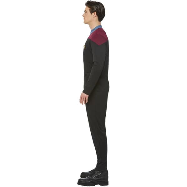 Star Trek Men's Voyager Command Uniform Costume Set M Black Black M