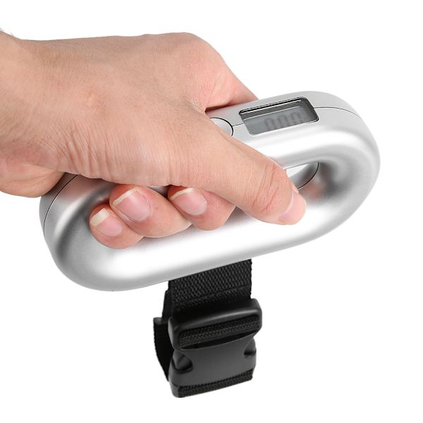 40kg/88lb Bærbar Digital LCD Vægt med Tarafunktion til Bagage til Rejsende