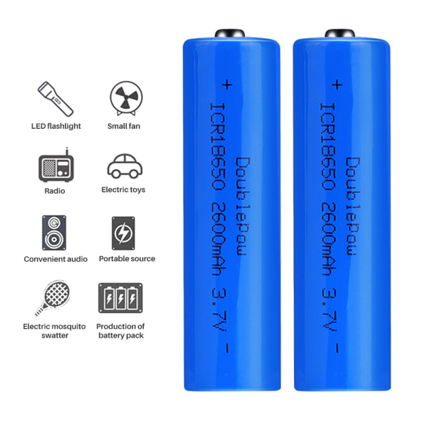 18650 1500 mah Apex-batteri Eksplosjonssikkert lekkasjesikkert Lader for lommelyktradio Husholdningsbatteri++