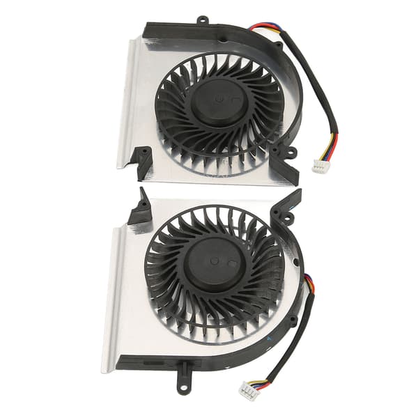 Utskifting av CPU GPU kjølevifte kompatibel med MSI GE75 GP75 GL75 WE75 GE63 GP63 GL63 GV63 GE73 GL73VR 4-pinners DC 5V 0.55A GPU-vifte CPU GPU-vifte