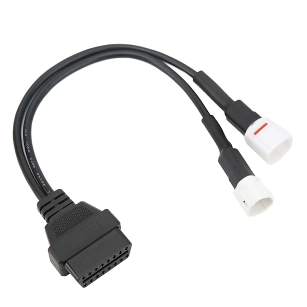 OBD2 til 3-pinners og 4-pinners diagnoseadapterkabel Les motordatafeilsøking for motorsykkel