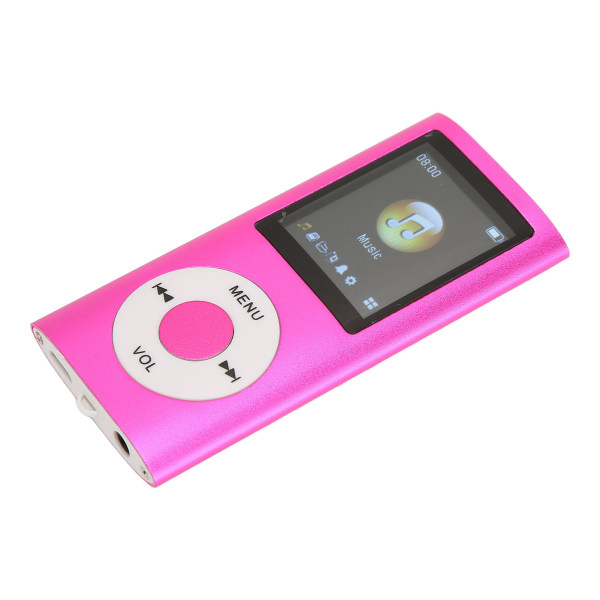 1.8-tums Spelare Stöd Minneskort Ultratunn LCD MP3-spelare med Bluetooth för Studenter Löpning Promenader