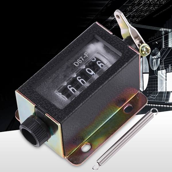 【BEMS】st. 5-digit pull counter, mechanically resettable manual pull counter with accuracy (0 to 99999)