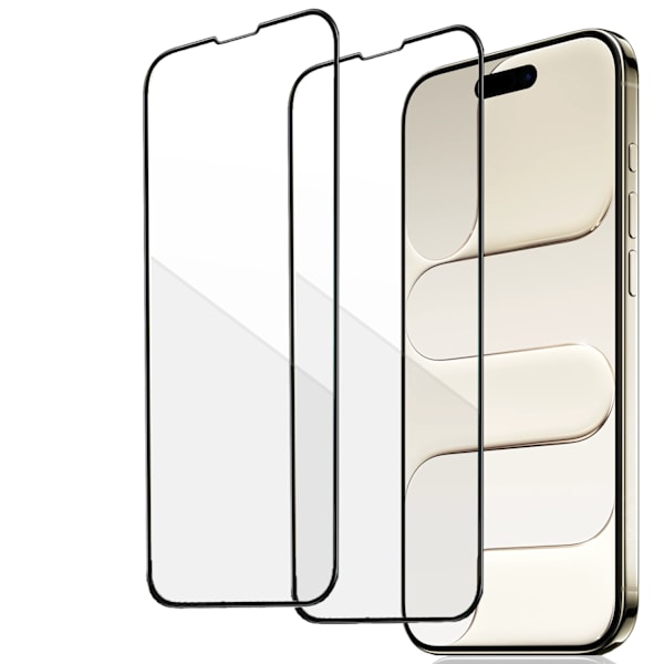 【BEMS】Compatible with iPhone 17 Screen Protector 2-Pack - Full Coverage Tempered Glass Compatible with Ultimate Shock Resistance and Protection