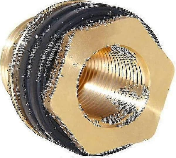 1\" hunn 1-1/4\" hann solid messing vanntankkobling skott tankkobling slitesterk rørleggeradapter