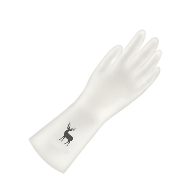 Tykke, sklisikre PVC-kjøkkenvaskerhansker - S (9 cm / 3,54 tommer)
