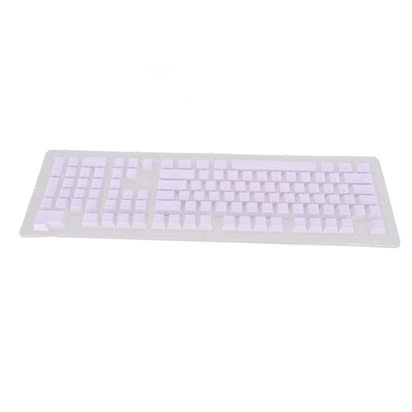 PBT-tangentbordshättor Hög-Låg Layout Dubbellager 2 Färger 108 Tangenter Mekaniska Tangentbord för 61 87 104 108 Tangentbord Lila