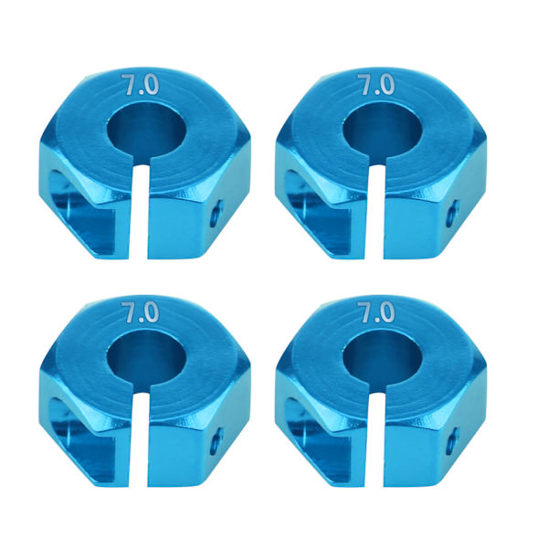 12mm Universal Hjulhexnavadapter för HSP Sakura 1/10 RC-bil (7mm, Blå)