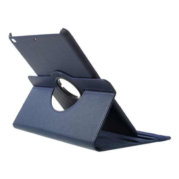 iPad Air / 9.7\" 2017/2018 360° Roterende Etui Mørkeblå Da DarkBlue M\u00f6rk Bl\u00e5