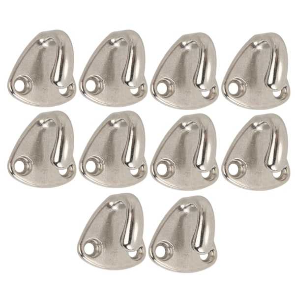 10 kpl Fender Hook 316 Ruostumaton Teräs Meriluokan Vaatteet Takki Pad Eye Fender Hooks Veneen Tarvikkeet