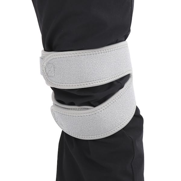 Justerbart knäskydd med elastiskt stöd, kompressionsbandage, halkfritt skyddande band