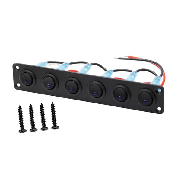 Vippebryterpanel Vippebryterknapp Bryterpanel med 4 skruer F