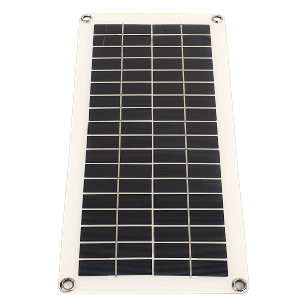 Solpanel 10W Polykristallin Silikon Dubbel USB-utgång för Motorcyklar Båt Traktor Trailer Lastbil Gräsklippare Husbil 10A Styrenhet