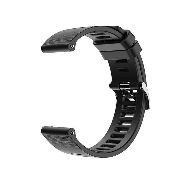 Kompatibel med Polar Grit X Silikone Officielt Spænde Urrem Black
