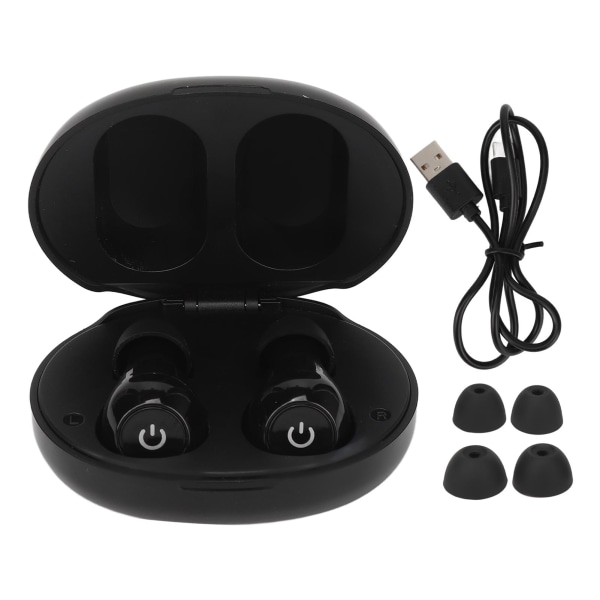 Uppladdningsbar ljudförstärkare Professionell bärbar hörapparat för äldre vuxna för brusreducering ++/