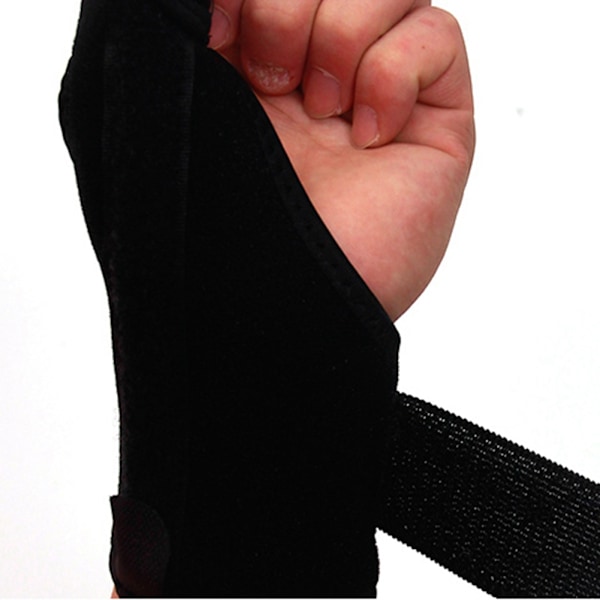 Wrist Thumb Guard Brace Justerbare Bandager Vægtløftnings Wristband til Udendørs Sport (L)