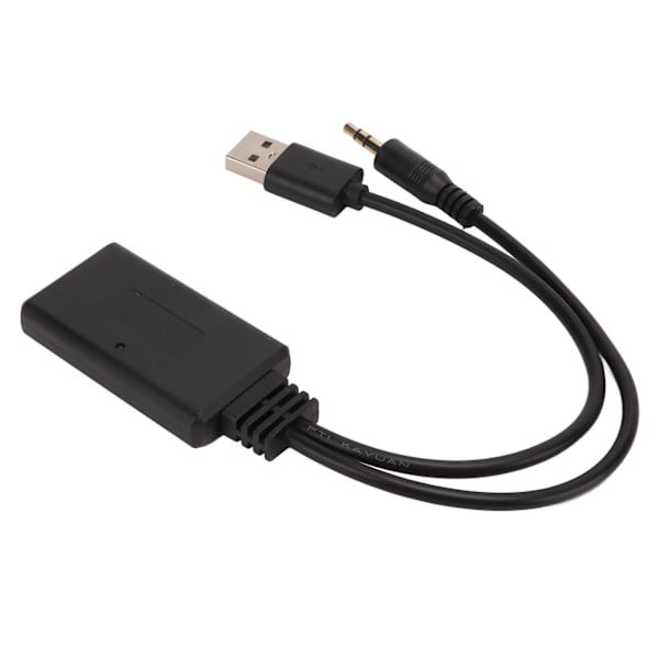 Universal Bluetooth 5.0-modtager Bilstereo-lydadapter USB Aux-kabel til bil
