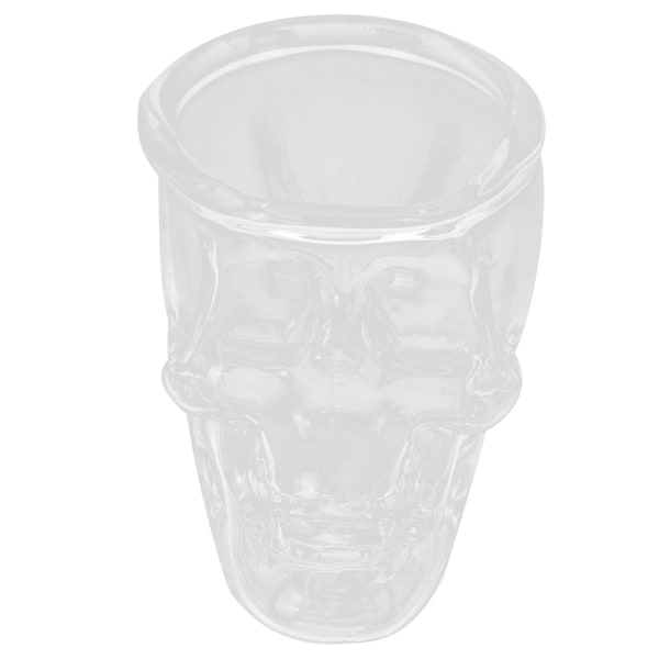 TIMH Glass Cup Innovatiivinen läpinäkyvä SkullHead Cup lasiesineet juoma-astia viinicocktailille