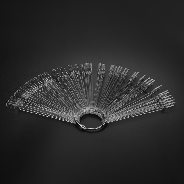 TIMH False Display Nail Art Fan Wheel Polish Practice Tip Sticks Design Decor Sets