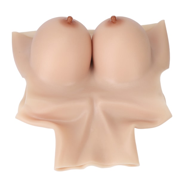 TIMH silikonebryst D-skål Realistisk fleksibel brystprotese Falske bryster Bryst til crossdressers Farve 1