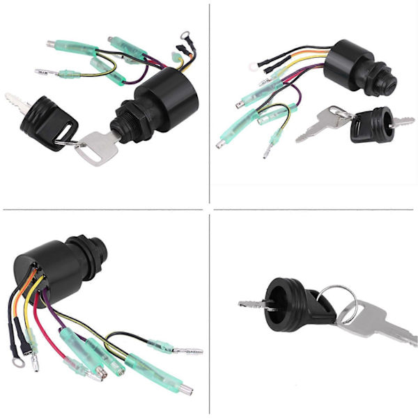 【BEMS】Boat Ignition Key Kit Compatible with Mercury Outboard Remote Control Box 87-17009A5