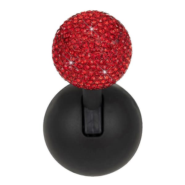 Bilstartknappbeskyttelse Diamanter Innlagt Tenningsknappspak Rhinestone Utsmykning Joystick