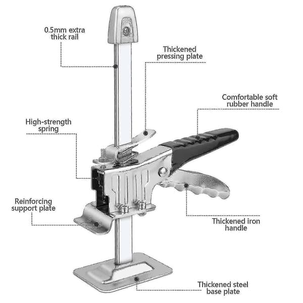 Manual Sheet Lifter Lifting Tool 2 Pcs Precision Arm Clamping Tool Multifunction Jack for Doors, Windows, Cabinets and Cupboards