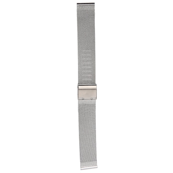 Metal Watch Strap Mesh Belt Watchband Woven Watch Strap Replacement Accessory Silver18MM