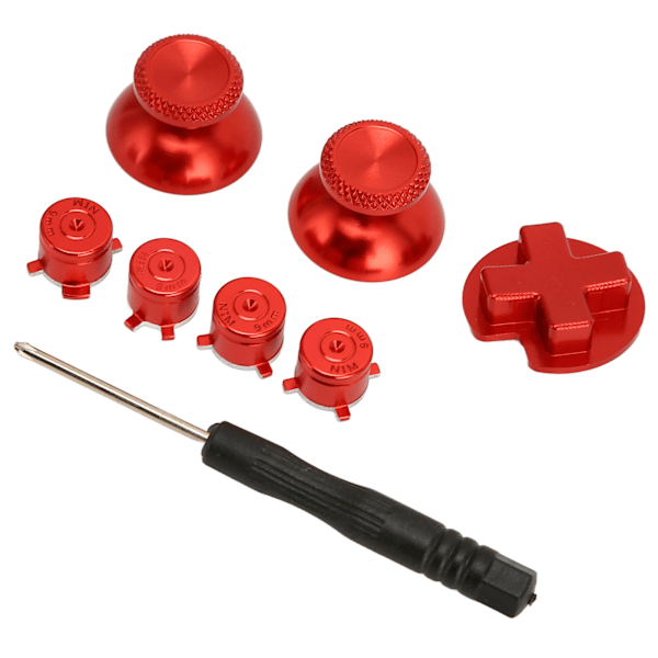 Spelkontroll Metallknappar D Pad ABXY Kors Aluminiumlegering Reparationsknappar Ersättning för Switch Pro