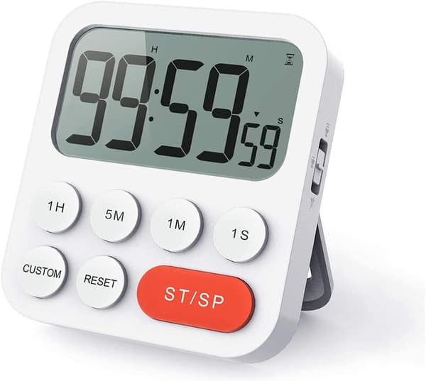 Kjøkken Timer, Digital Stoppeklokke og Nedtellingstimer