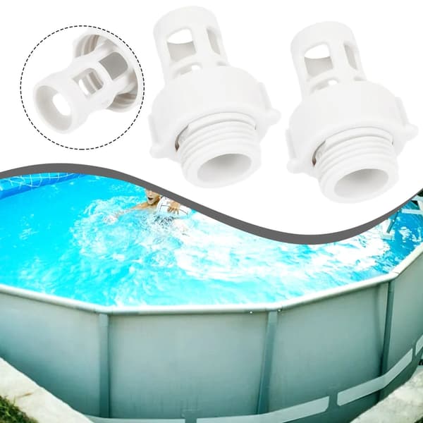 Slidstærk poolslangekobling 10184 poolslangeadapter poolafløbsadapter[BEMS]
