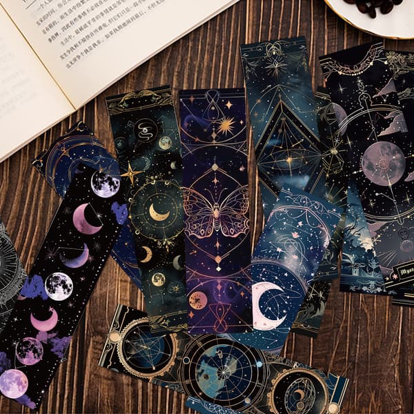 【BEMS】30 Tarot Secret Bookmarks, Exquisite Creative Book Decoration, DIY Handbook Reading Note Cards