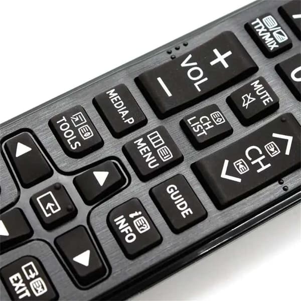 【BEMS】Universal Remote Control Compatible with Samsung Smart TV – A Smart Choice Svart black