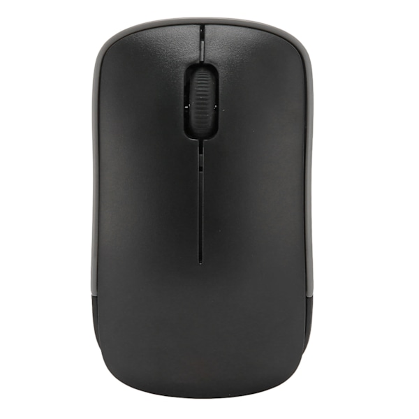 Trådlös 2,4 GHz Mini Mus Tyst Ergonomisk Bekväm Handkänsla Bärbar Mus för Arbetshem Svart