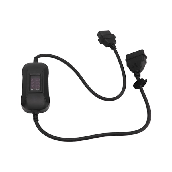 12‑24V OBD2 scanneradapterkabel Passer til X431 Easydiag 2.0/3.0 GOLO ABS Varmebestandig til tunge lastbiler Diesel Sort